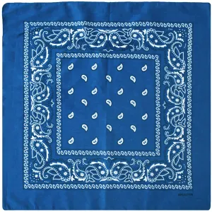 12-Pack Bandana Headband - Blue