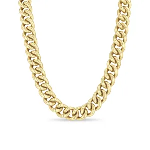 14k Gold XXL Thick Link Curb Chain Necklace