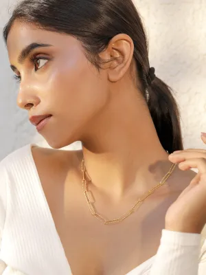 18KT Gold Plated Stainles Steel  Tarnish Free Waterproof Demi-Fine Necklace