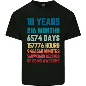18th Birthday 18 Year Old Mens Light Cotton T-Shirt