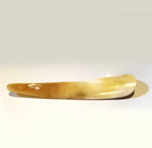1960s GUCCI Abbeyhorn Flat Shoehorn with Logo
