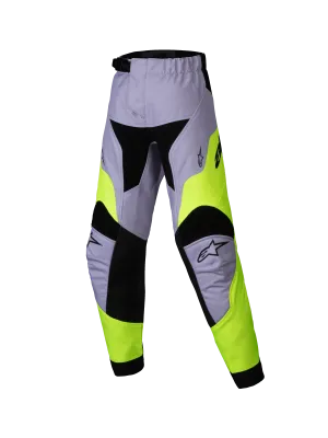 2025 Alpinestars Kids Racer Pants Grey Yellow
