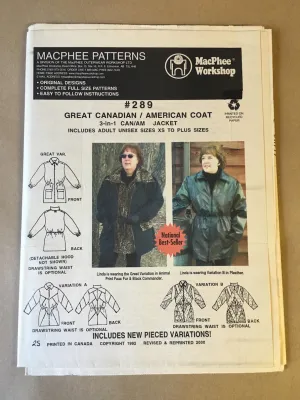 #289 GREAT CANADIAN/ AMERICAN COAT
