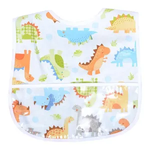 3 Martha's Laminated Bib, Dinosaur