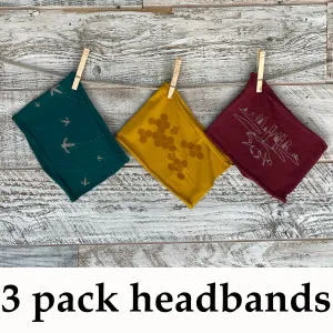3 Pack of Headbands