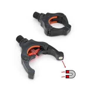 4pcs Carp Fishing Rod Rest Head Gripper for Rod Pod Holder with Magic Magnet Clips Keep Fishing Rod