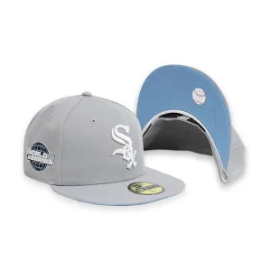 [70637571] Chicago White Sox Men's Grey Fitted Hats