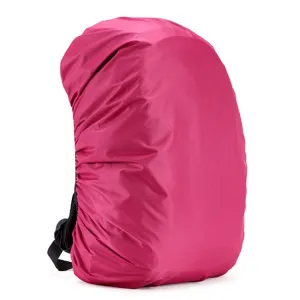 70L Adjustable Waterproof Dustproof Backpack  Rain Cover Portable Ultralight Protective Cover(Pink)