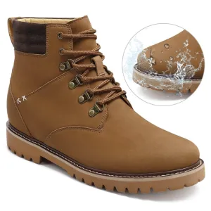 8 CM/3.15 Inch CMR CHAMARIPA Men’s Outdoor Water-Resistant Elevator Hiking Boots