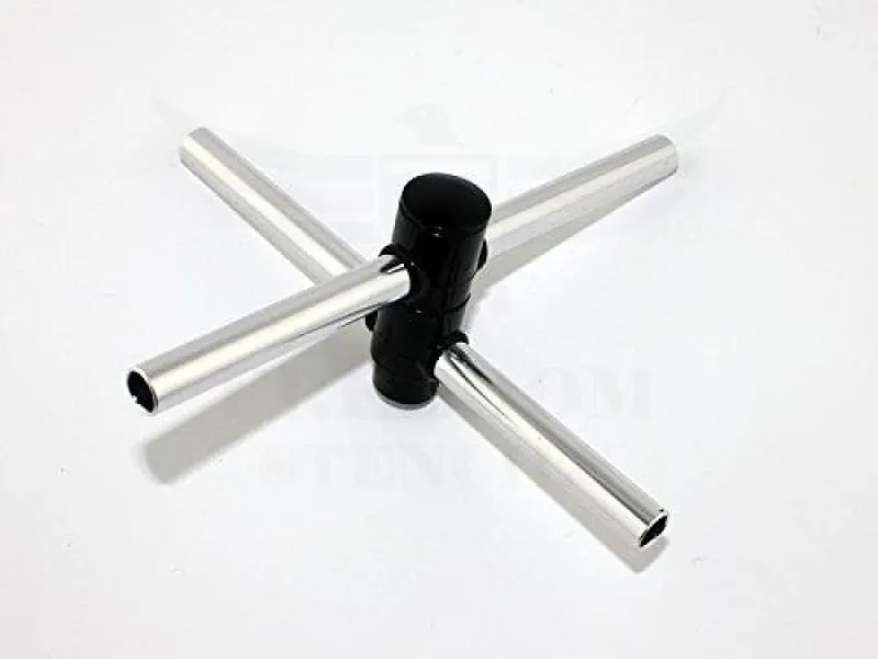 ABEST Smart Model Hobby Parts Holder Airbrush Paint Spray Gun Booth Holder - Six Alligator Clip Stand