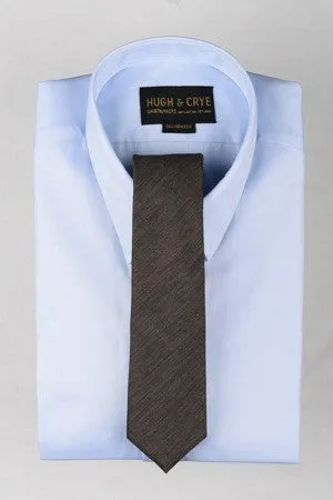 Agency Brown Pattern Tie