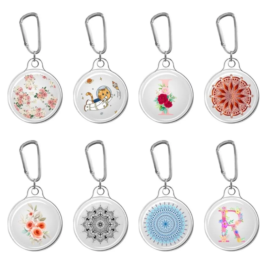 AirTags unique pattern cover with key ring - Illustration