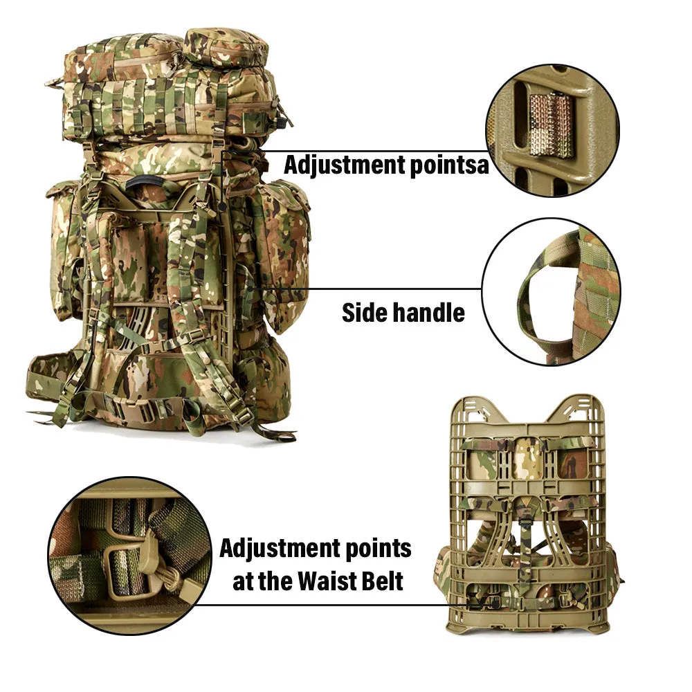 AKmax Assembly Rucksack Backpack Hydration Pack System with Frame and Hip Belt OCP