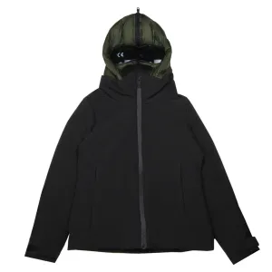 Al Riders On The Storm Kids Black Down Goggle Hood Jacket