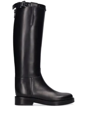 Ann Demeulemeester   40mm Stan leather tall boots 