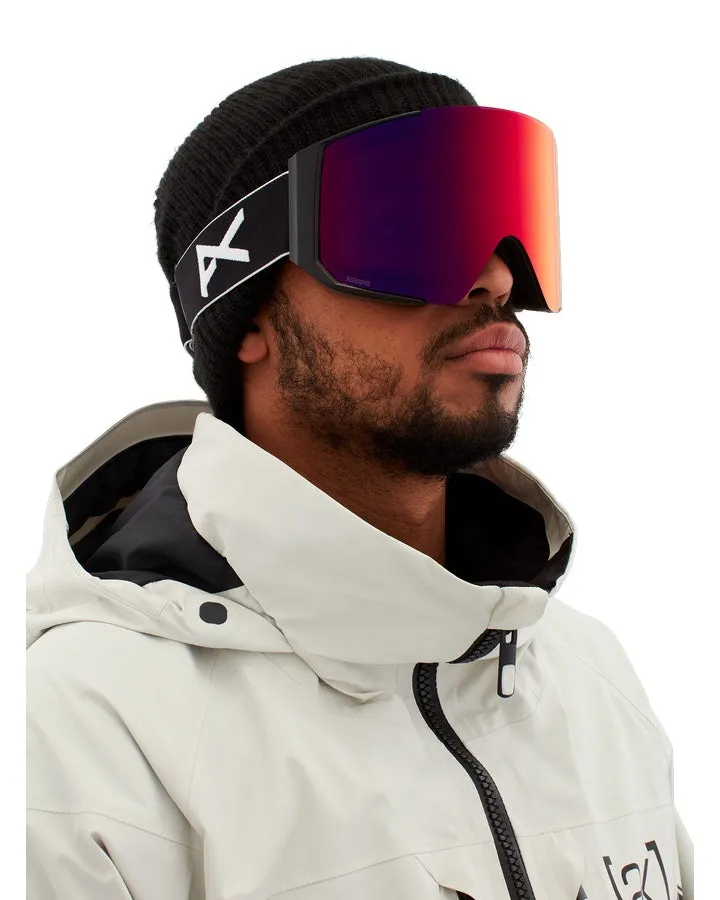 Anon Sync Snow Goggles   Bonus Lens - Black/Perceive Sunny Red Lens