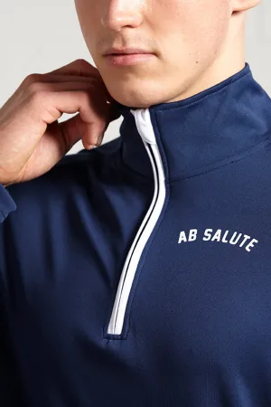 Apex Quarter Zip - Navy/White