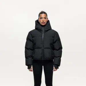 Arctic Black Technical Puffer Jacket