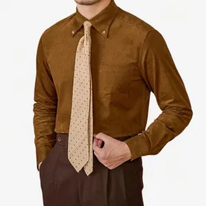 Autumn vintage corduroy shirt