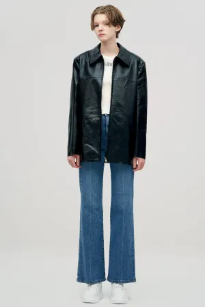 Ava Faux Leather Jacket