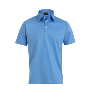 Azure Cotton Polo Shirt - New
