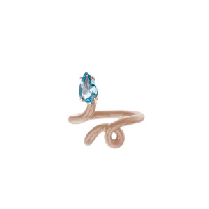 BABY VINE RING ~ IN WARM TAUPE