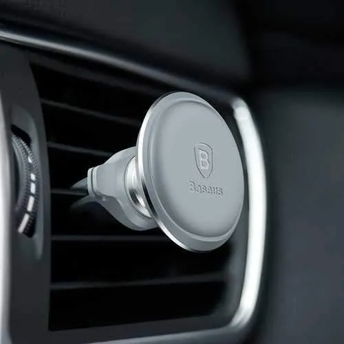 Baseus Cable Clip Magnetic Rotation Car Air Vent Phone Holder Stand for Samsung S8 iPhone X Xiaomi