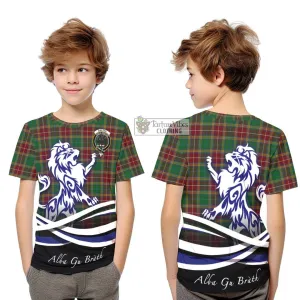 Baxter Tartan Kid T-Shirt with Alba Gu Brath Regal Lion Emblem