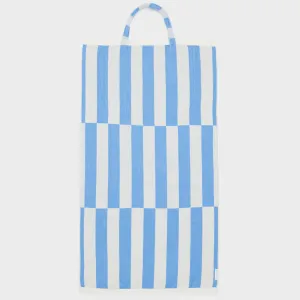 Beach Towel 2-in-1 Tote Bag | Le Weekend Mid Blue Cream