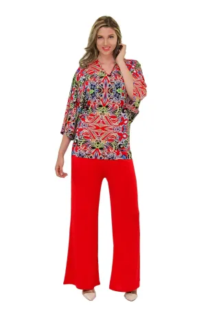 Bell Sleeve Resort Wear Tunic Tops