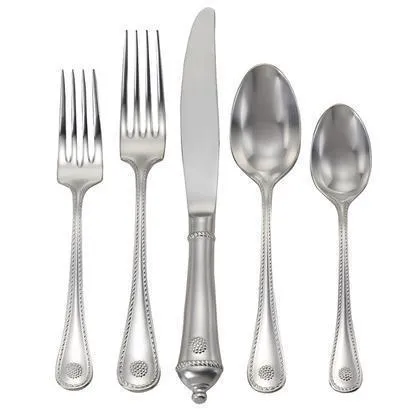 Berry & Thread Bright Satin 5pc Place Setting