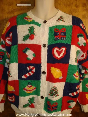 Best 80s Horrible Novelty Funny Holiday Sweater