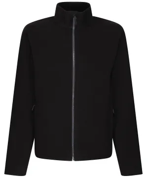 Black - Honestly made recycled full zip microfleece