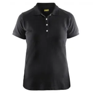 Bl&#xE5;kl&#xE4;der&#x20;3390-1050&#x20;Women&#x27;s&#x20;Pique&#x20;Polo&#x20;Shirt&#x20;-&#x20;Black