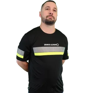 Blemished Miner Strong Reflective Short Sleeve Safety Shirt