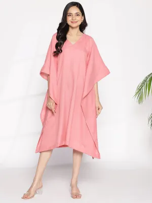 Blush CottonSlub LongKaftan
