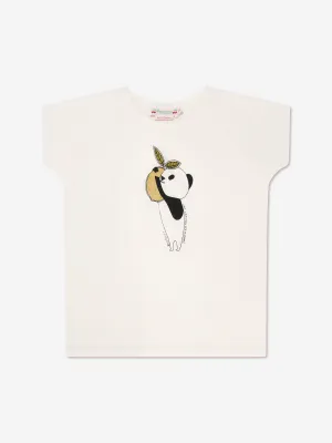 Bonpoint Girls Asmae T-Shirt in White