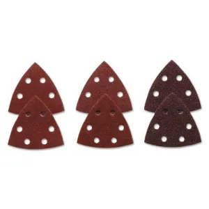 Bosch Tool Corporation RED DETAIL SANDING TRIANGLE  60/120/240GR (6PK), SDTR000