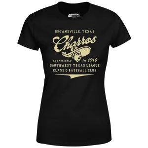 Brownsville Charros - Texas - Vintage Defunct Baseball Teams - Women's T-Shirt