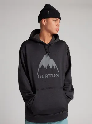 Burton Oak Pull Over Hoodie Mens 2024 Black Heather