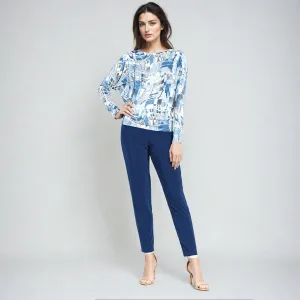Butter Knit - Textured Dolman Sleeve Top - Mosaic Tile - Final Sale!