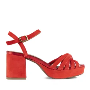 Casey Red Suede