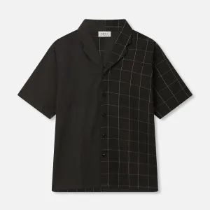 Charcoal Checked Summer Shirt