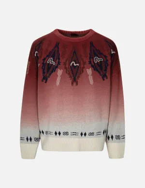 Chimayo Tapestry Jacquard Relax Fit Knit Sweater