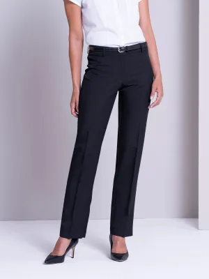 Christine regular fit pants - black