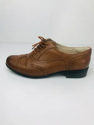 Clarks Women's Leather Brogues Shoes | UK5 | Brown