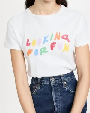 Classic Looking For Fun Tee in Vintage White | Vintage White