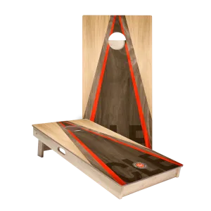 Cleveland Football Gameday Classic Triangle Star Cornhole Boards
