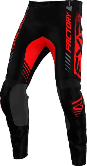 Clutch Pro 2023 FXR Motocross Pants Black Red