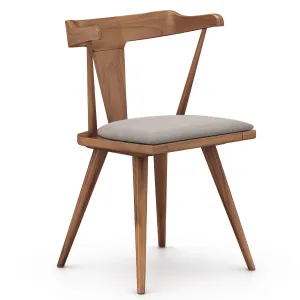 Coleson Outdoor Dining Chair, Stone Grey, Set of 2
